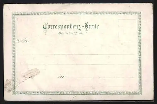Lithographie Maria Schutz a. Semmering, Totalansicht, Kirche