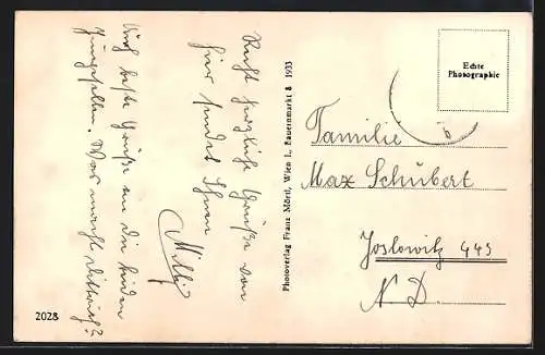 AK Windigsteig /N.Oe., Ortspartie bei der Kirche