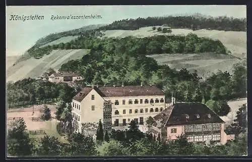 Künstler-AK Königstetten, Blick auf das Rekonvaleszentenheim