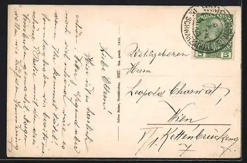 AK Grafenbach, Ortsansicht vom Berg aus