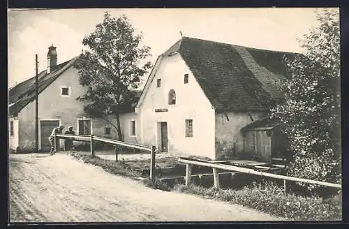 AK St. Leonhard a. Forst, Partie am Hammerschmied`s Mühle