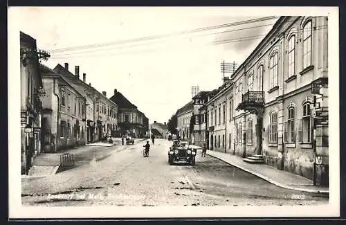 AK Loosdorf bei Melk, Partie der Reichsstrasse