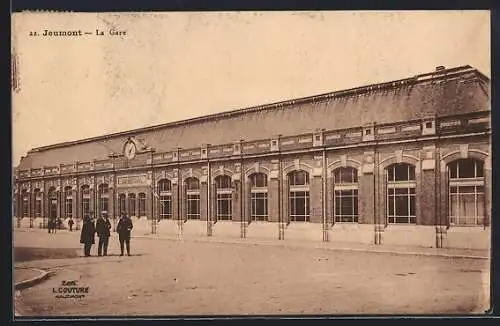 AK Jeumont, La Gare