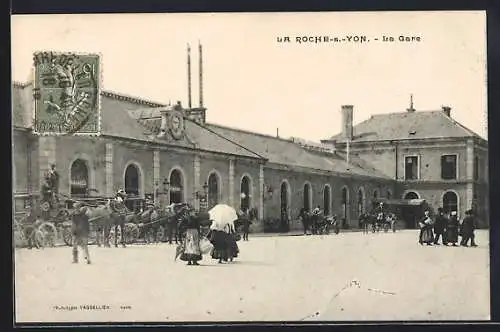 AK Roche-sur-Yon, La gare