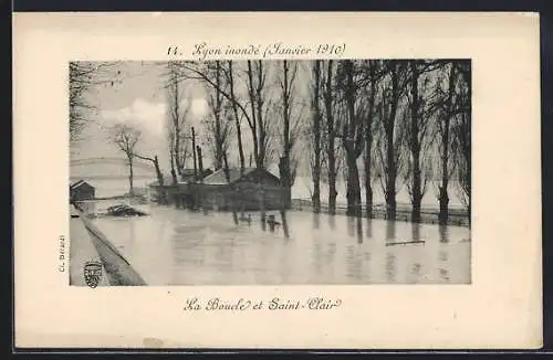 AK Lyon, La Boucle et Saint-Clair 1910