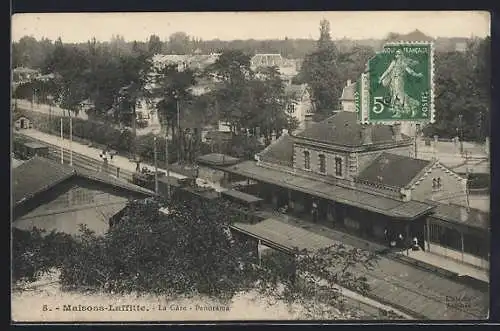 AK Maisons-Laffite, La Gare, Panorama