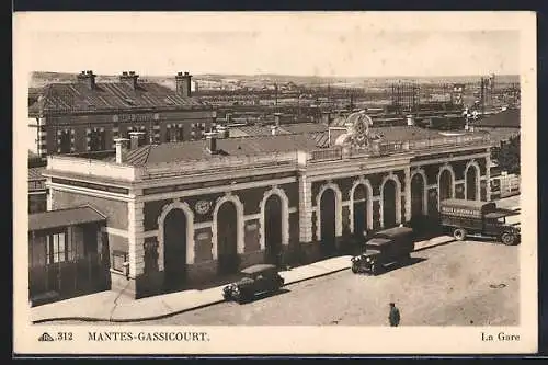 AK Mantes-Gassicourt, La Gare