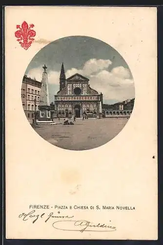 AK Firenze, Piazza e Chiesa di S. Maria Novella