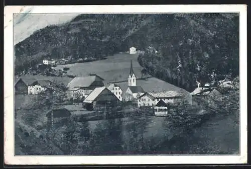 AK Wangen bei Bozen, Ortspartie mit Kirche