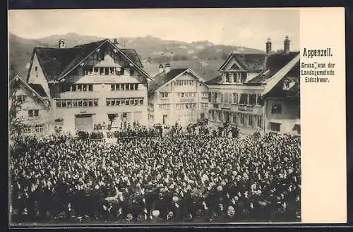 AK Appenzell, die Landsgemeinde