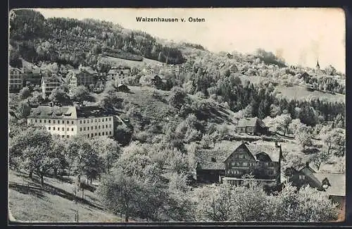 AK Walzenhausen, Ortsansicht von Osten