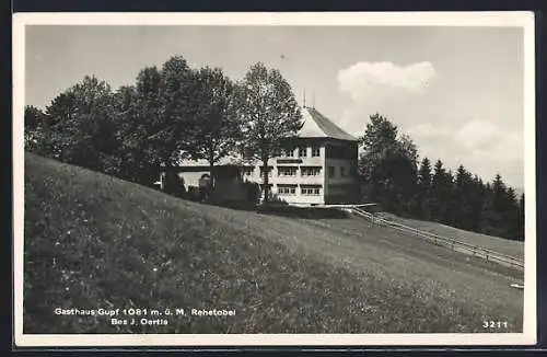 AK Rehetobel, Gasthaus z. Gupf J. Oertle