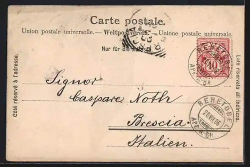 AK Rehetobel, Ortspanorama von oben