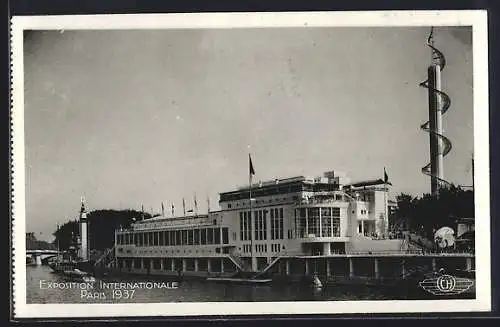 AK Paris, Exposition internationale 1937, Pavillon de la marine marchande