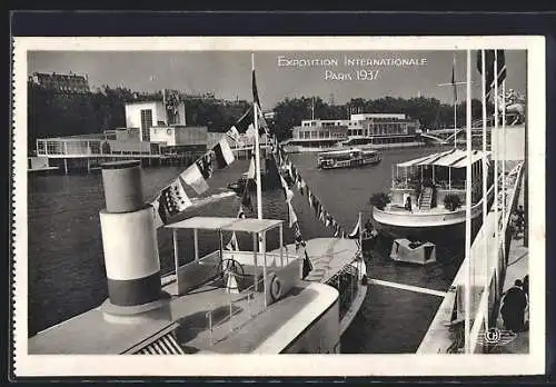 AK Paris, Exposition internationale 1937, vue prise du pavillon de la Suisse