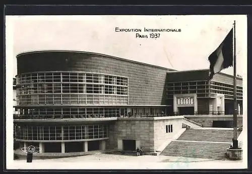 AK Paris, Exposition internationale 1937, Pavillon de la Belgique, Bauhaus