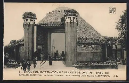 AK Paris, Exposition des Arts décoratifs 1925, Pavillon Primavera