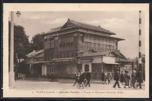 AK Paris, Exposition des Arts Décoratifs modernes 1925, japanischer Pavillion