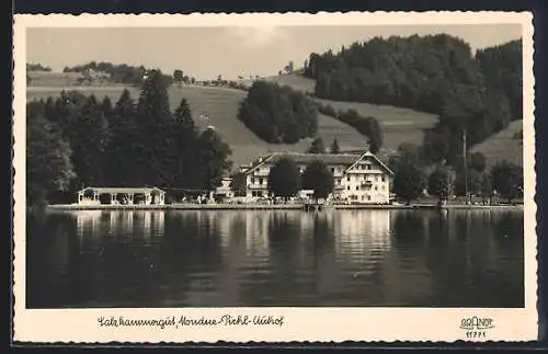 AK Pichl-Auhof, Panorama am Mondsee