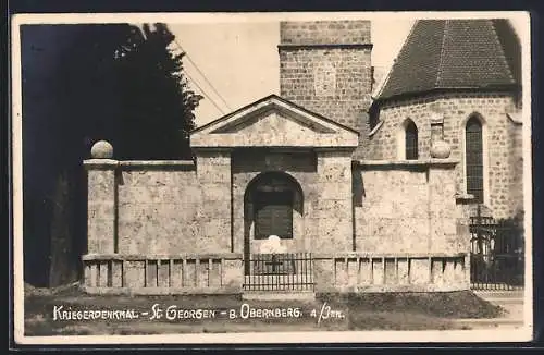 AK St. Georgen b. Obernberg, Kriegerdenkmal