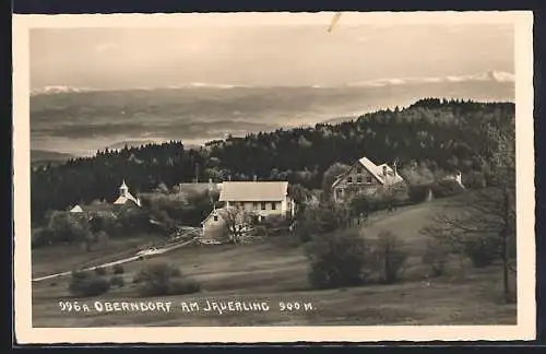 AK Oberndorf am Jauerling, Teilansicht mit Panorama