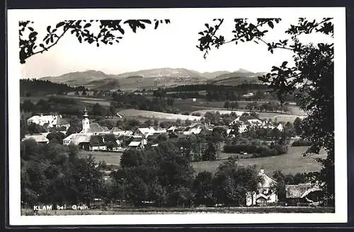 AK Klam bei Grein, Teilansicht mit Kirche