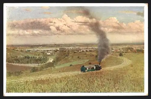 Künstler-AK Wien, Kahlenbergbahn