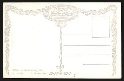 Künstler-AK Wien, Kahlenbergbahn