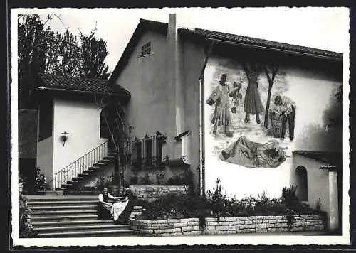 AK Zürich, Schweizerische Landesausstellung 1939, Riesbach: Grotto Ticinese