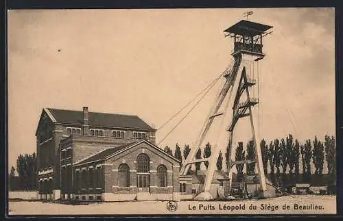 AK Houdeng-Aimeries, Charbonnages du Bois-du-Luc, Le puits Léopold du Siège de Beaulieu