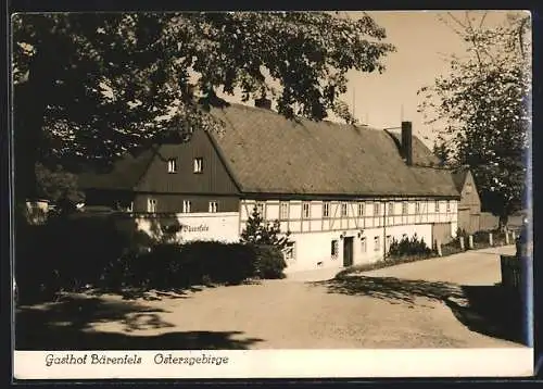 AK Bärenfels /Osterzgebirge, Gasthof Bärenfels