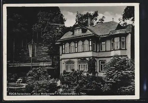 AK Finsterbergen i. Thür., FDGB-Ferienheim Haus Margarete