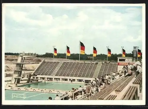 AK Leipzig, Schwimmstadion an der Stalinallee