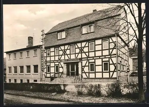 AK Wippra /Südharz, Kultur- und Erholungszentrum der PGH Raumgestaltung Haus Mansfeld