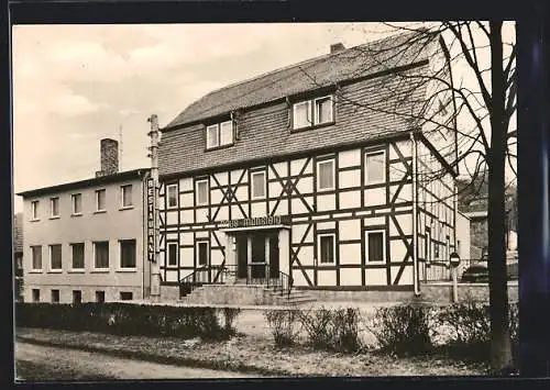 AK Wippra /Südharz, Kultur- und Erholungszentrum der PGH Raumgestaltung Haus Mansfeld