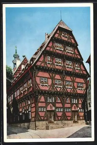 AK Esslingen / Neckar, Altes Rathaus, Rückseite