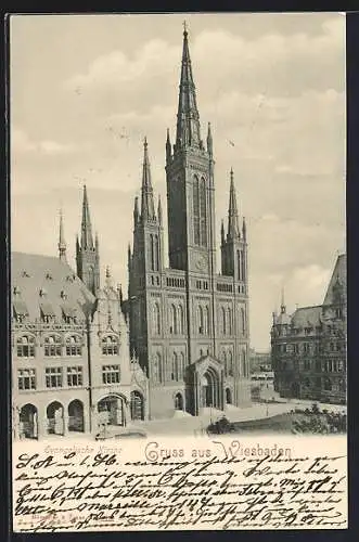 AK Wiesbaden, Evangelische Kirche