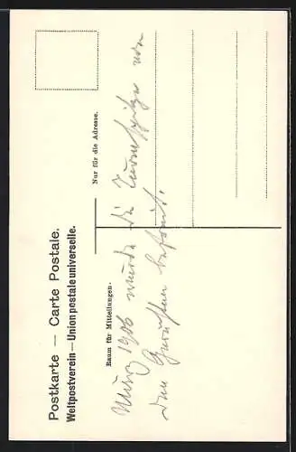 AK München, Münchner Kindl am Rathausturm