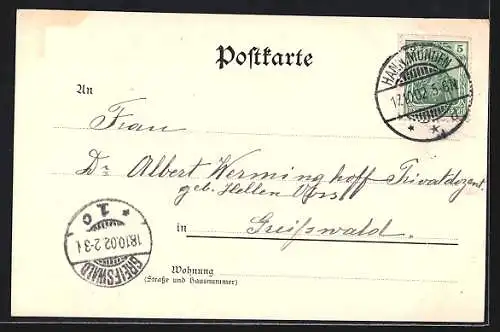 AK Hann. Münden, Langestrasse mit Geschäften