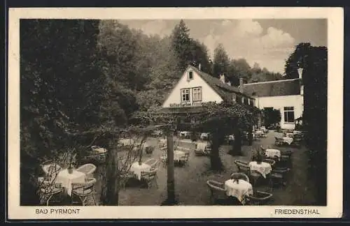 AK Bad Pyrmont, Cafe Friedensthal G. Freckman