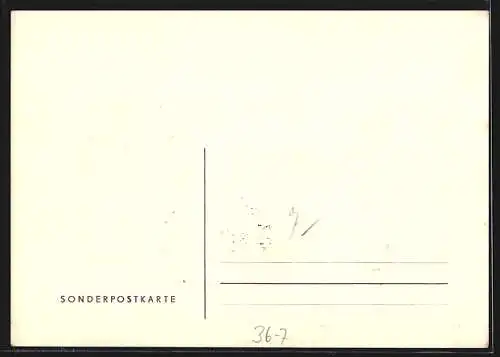 Künstler-AK Köln am Rhein, 77. Deutscher Katholikentag 1956, Kreuz