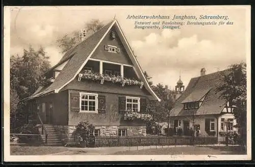 AK Schramberg, Bauausstellung 1908, Arbeiterwohnhaus Junghans