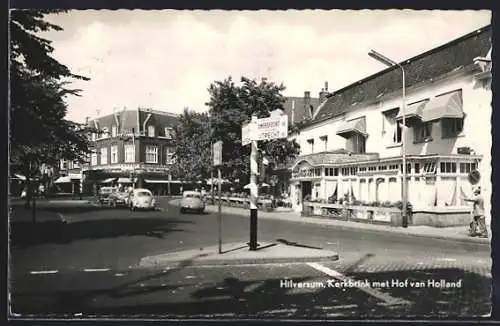 AK Hilversum, Kerkbrink met Hof van Holland