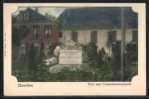 AK Naarden, Park met Comeniusmonument