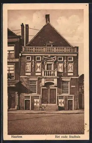 AK Haarlem, Het oude Stadhuis