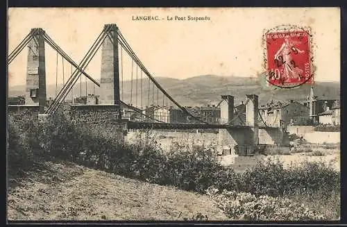 AK Langeac, Le Pont Suspendu