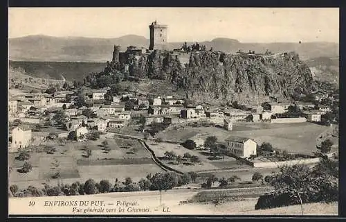 AK Polignac, Vue générale vers les Cévennes