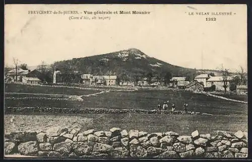 AK Freycenet-de-Saint-Jeures, Vue générale et Mont Mounier