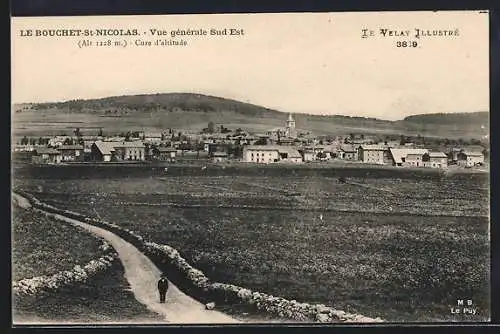 AK Le Bouchet-Saint-Nicolas, Vue générale Sud-Est (Alt. 1228 m), Cure d`altitude