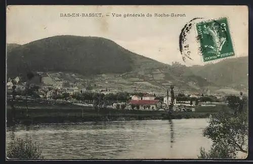 AK Bas-en-Basset, Vue générale de Roche-Baron